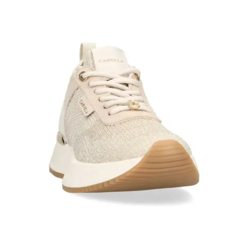 Kurt Geiger London Flare Knit Low-Top Casual Shoes Women's Beige-3