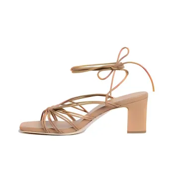 Loeffler Randall Ryder Dune Strap Sandals 6.5cm Women's Brown