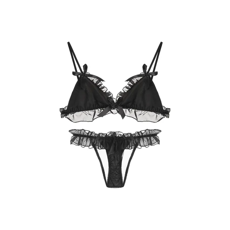 MIIOW Underwear Set Women's Black-0