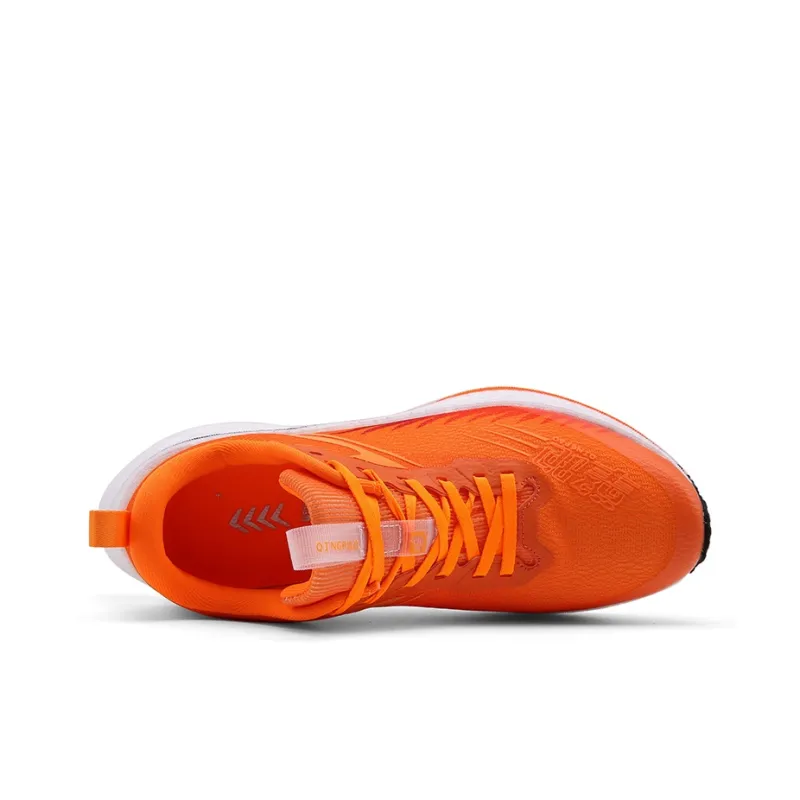 Qing Pao Running Shoes Men Low Top White-3