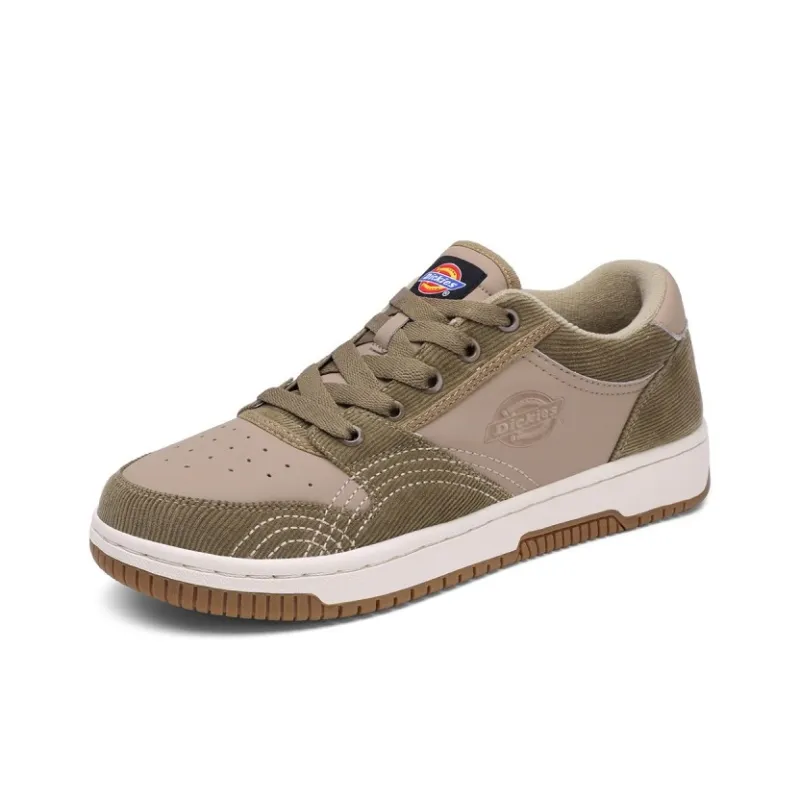 Dickies Low-Top DUNK Skateboard Shoes Men's Dark Khaki-1
