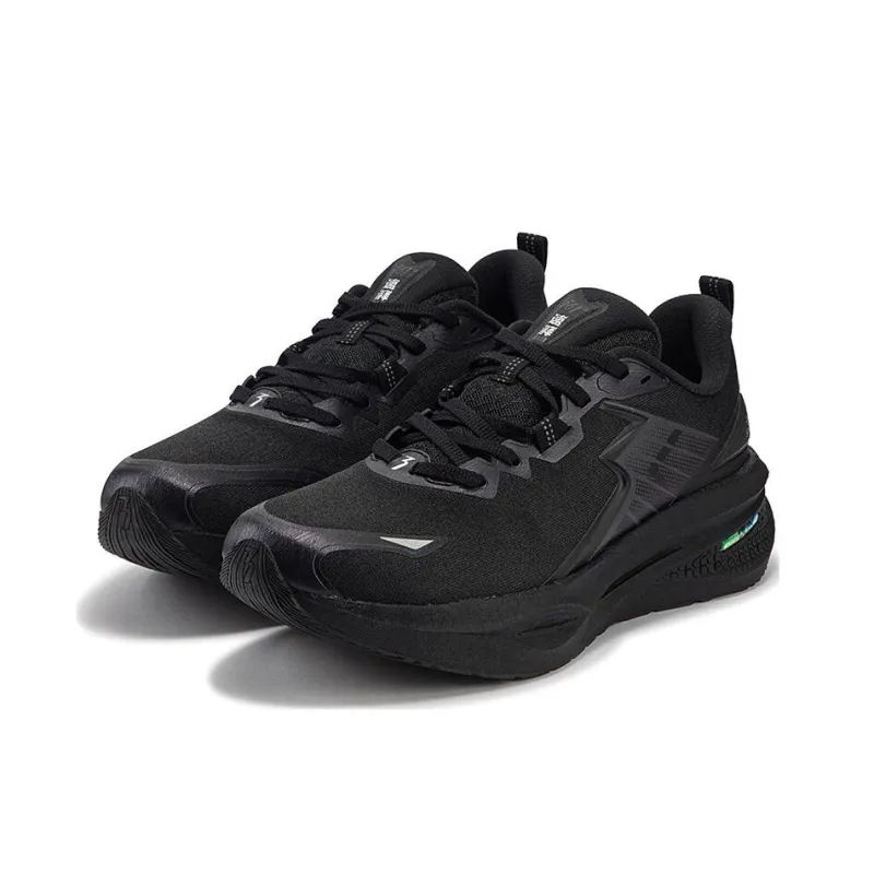 361° Float Anti Slip Wear Resistant Low Top Casual Running Shoes Men's Black-2