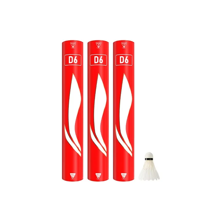 LiNing D6 Duck Feather Shuttlecock 12 Pack Duck Feather Shuttlecocks-4