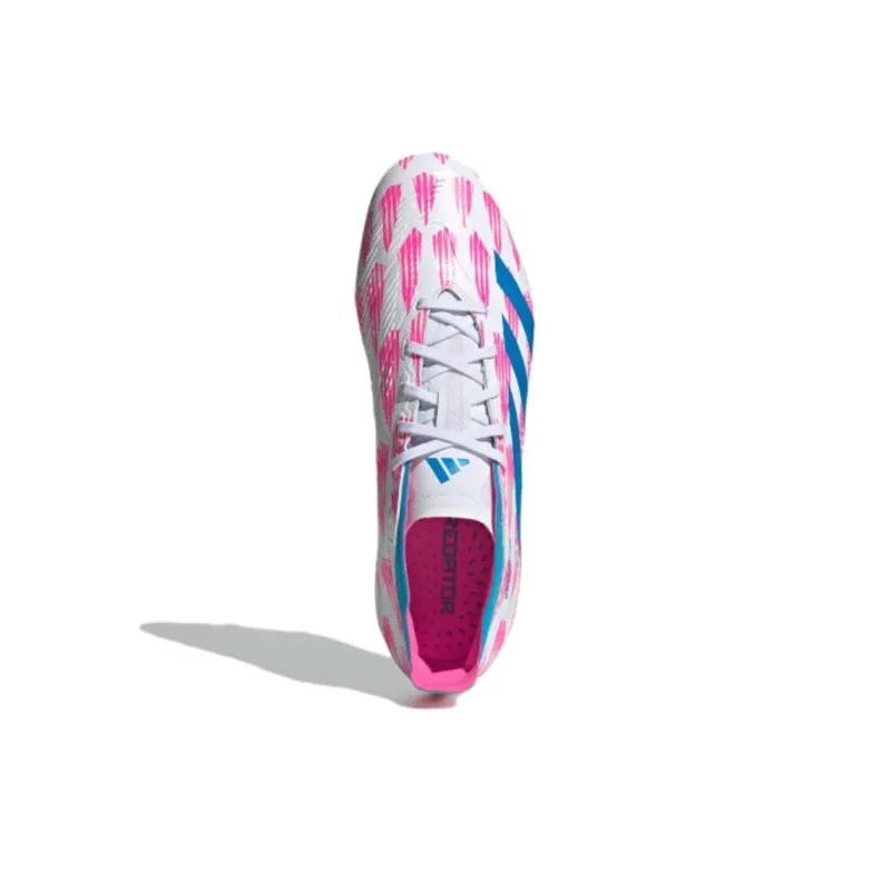 Adidas Predator League Fg Cloud White Solar Blue Solar Pink-2
