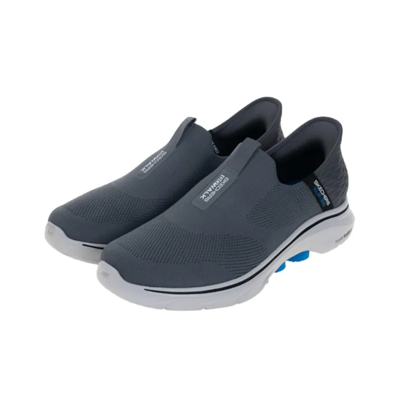 Skechers GO WALK 7 Slip Resistant Breathable Low Top Casual Shoes Men's Gray-1