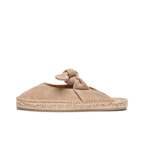 SCAROSSO Pina Knot-detail Suede Espadrilles