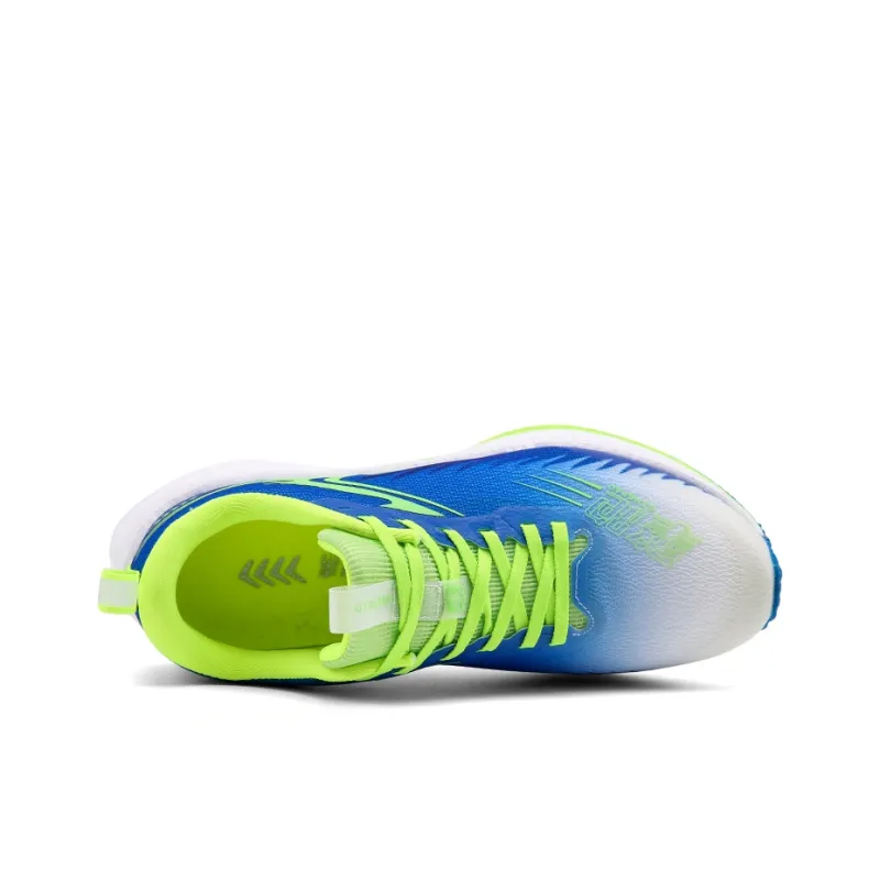 Qing Pao Running Shoes Men Low Top Cyan-3