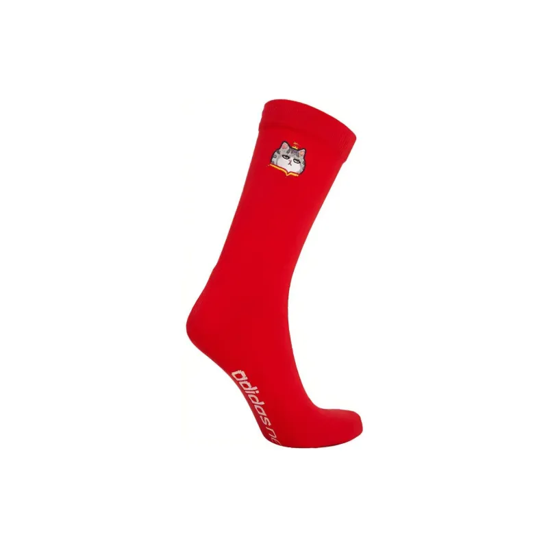 Adidas Neo Mid Calf Socks Unisex 1 Pack Red-2