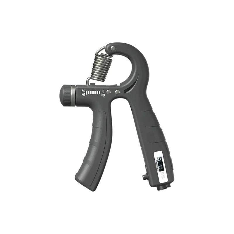 HEAD Adjustable Counting Hand Strengthener Men's And Women's Professional Hand And Arm Muscle Hand Gripper Unisex Gray-0
