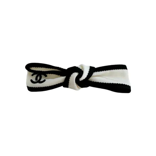 CHANEL Hair Clips Women's Black
