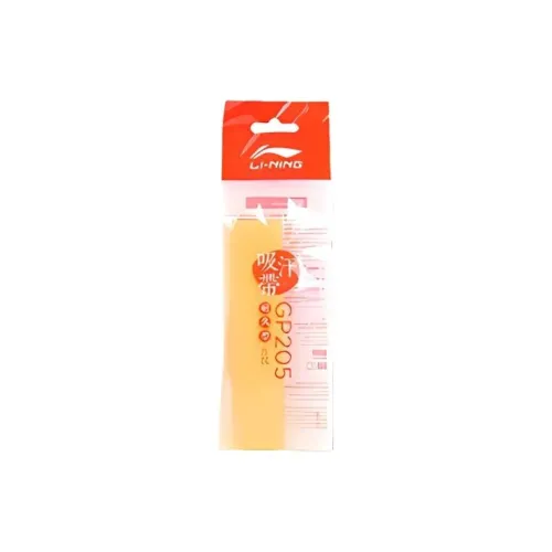LiNing Badminton Grip Tape Yellow PU Thin GP205 1 Pack