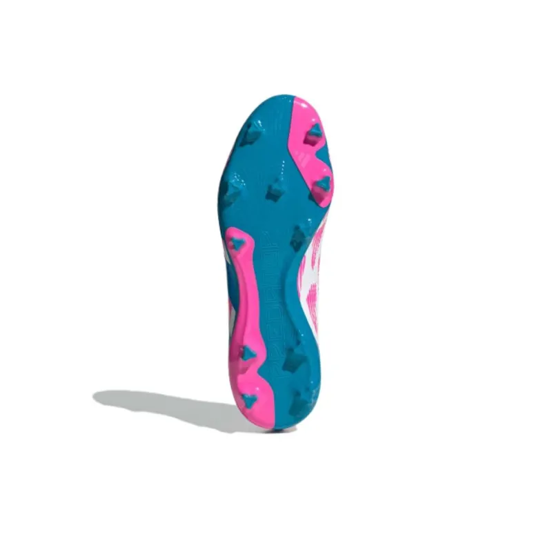 Adidas Predator League Fg Cloud White Solar Blue Solar Pink-4