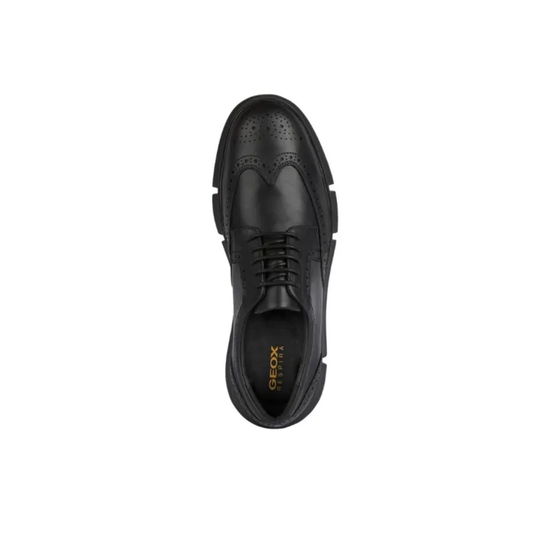 GEOX Slip Resistant Low Top Casual Shoes Men's Black-5