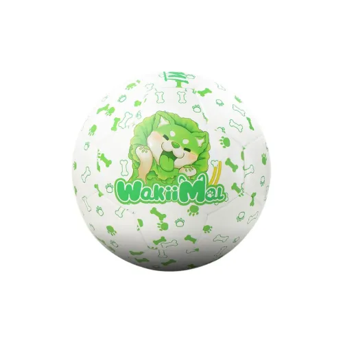 Kuangmi Size 5 Ball Soccer PU Seamless Thermal-bonding Unisex White Green