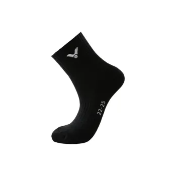 VICTOR Mid Calf Socks Unisex Black