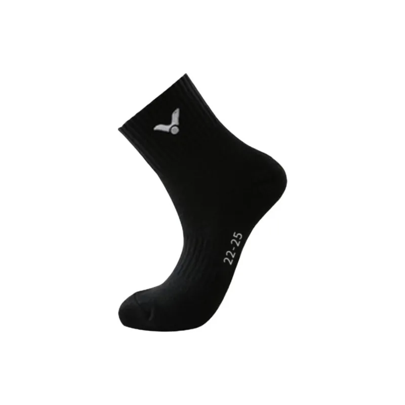 VICTOR Mid Calf Socks Unisex Black-0