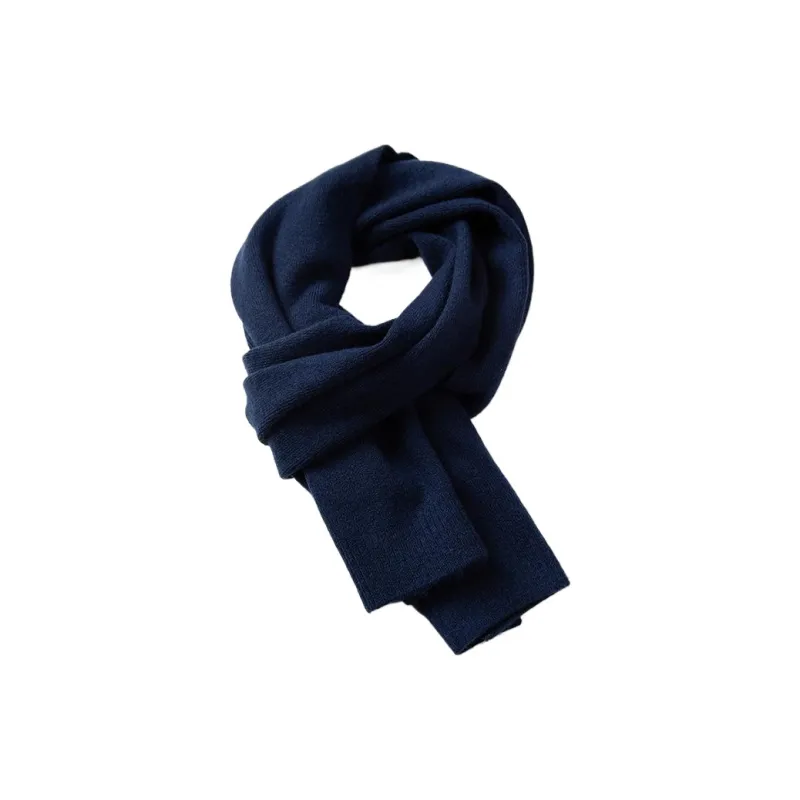 DZP Acrylic Knit Scarves Unisex Multicolor-7