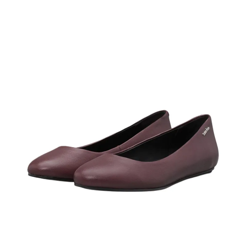 CALVIN KLEIN Casual Single Shoes Women's Deep Red-2