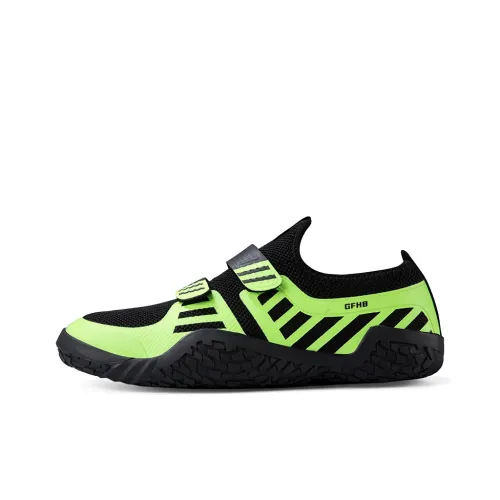 Kung Fu partners Training Shoes Unisex Low-Top Black/Green