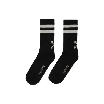 OFF-WHITE FW21 Mid-Calf Socks Men's 1 Pack Black