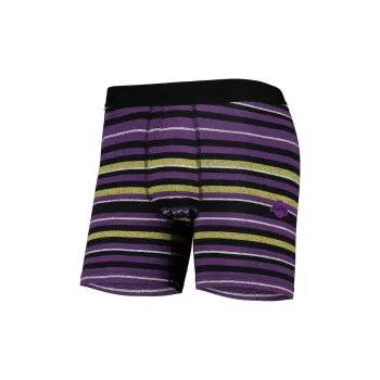 NBA Los Angeles Lakers Stance Pivot Boxer Brief Underpants Men's 1 Pack Purple Green