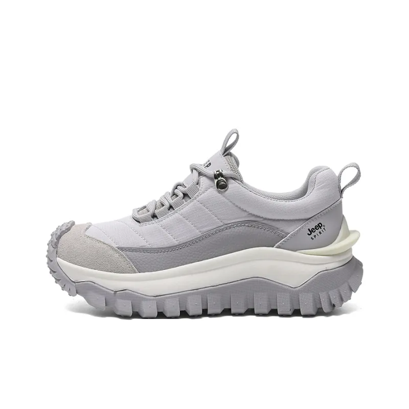 JEEP SPIRIT Slip-Resistant Low-Top Support Height Enhancement Women's Beige Casual Shoes-23