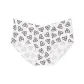 1 Pack (White Floral Hearts/White)