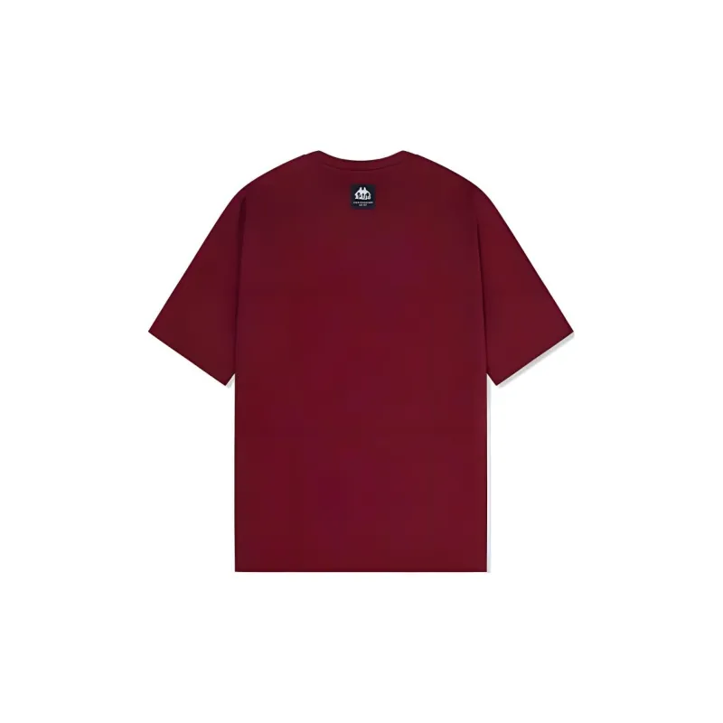 Kappa T Shirt Unisex Cardinal Red-1