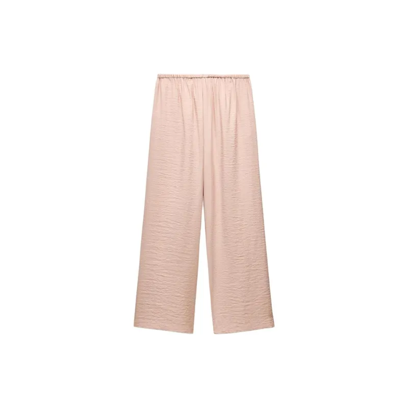 ZARA ZW Series Casual Pants Women's Pink-1