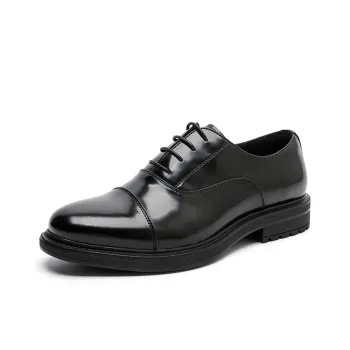 JASONSTAR Oxford Shoes Platform Dress Shoes Men's Black