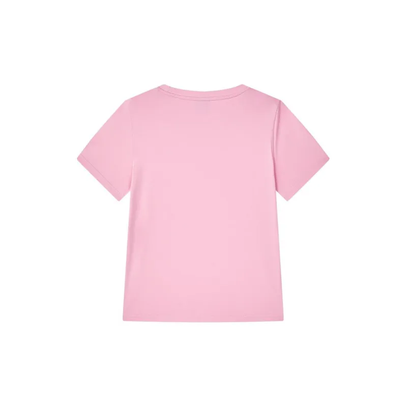 Pony T Shirts Women's Pink-1