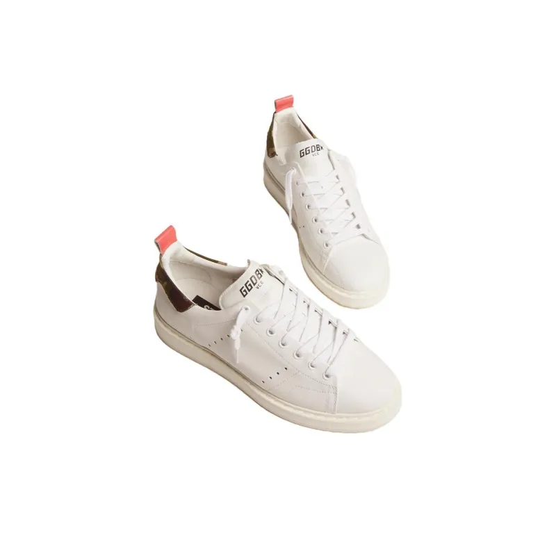 Golden Goose GGDB Starter Stylish Skateboarding Shoes Women's White-2