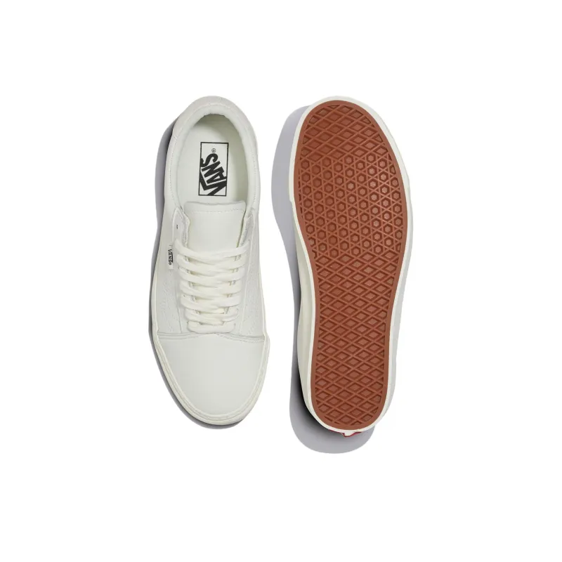 Vans Style 36 Anti Slip Wear Resistant Low Top Skateboard Shoes Unisex White-3