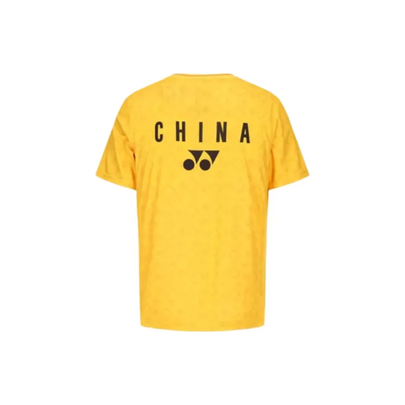 YONEX Contest Series Badminton Clothing Men's Begonia Flower Yellow-1