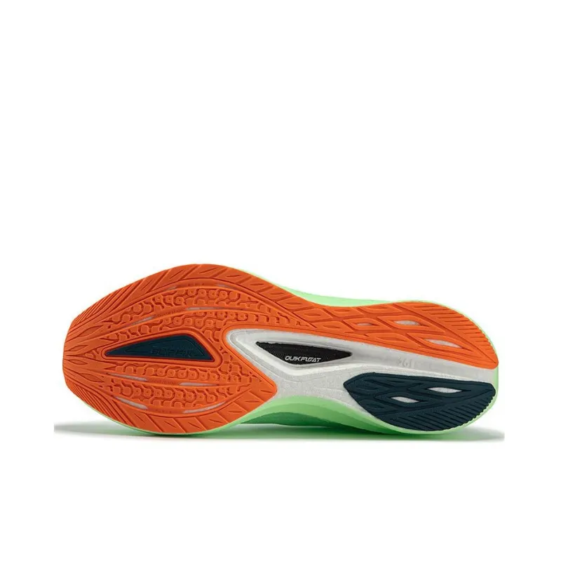 361° Float Anti Slip Wear Resistant Low Top Casual Running Shoes Men's Ice Emerald Green Numbers Teal-4