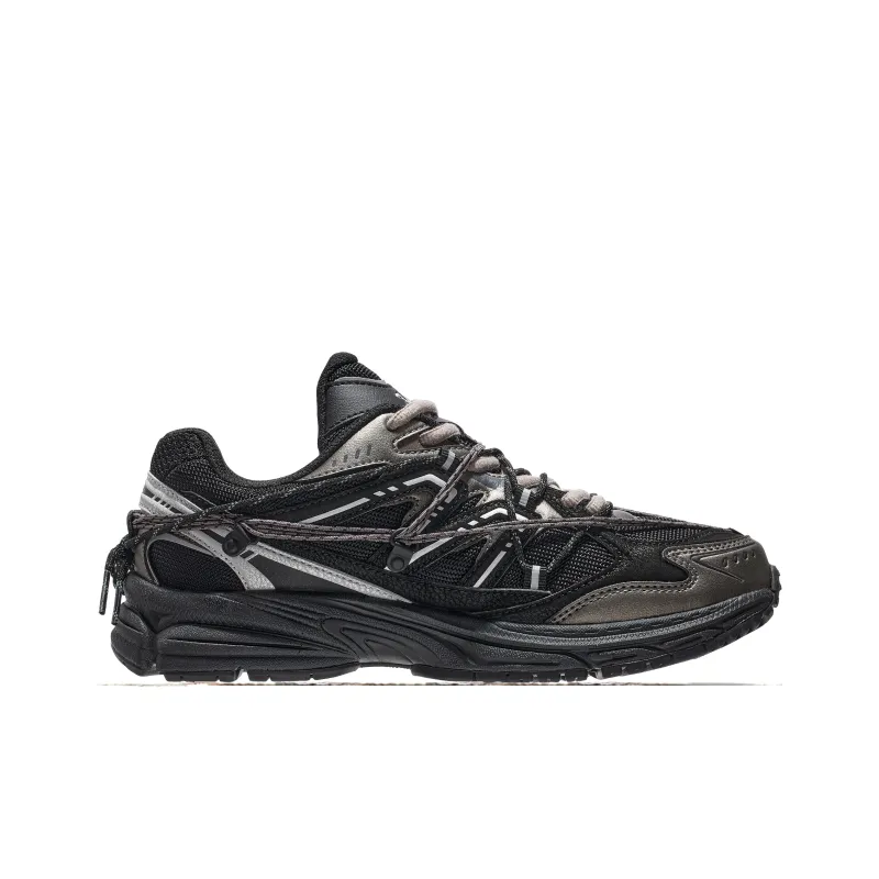 CAMEL Cushioned Wear Resistant Breathable Low Top Running Shoes Men's Black-1