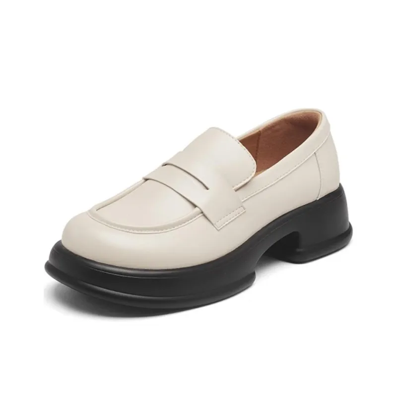 AGSDON Loafers Women's Black/Beige-6