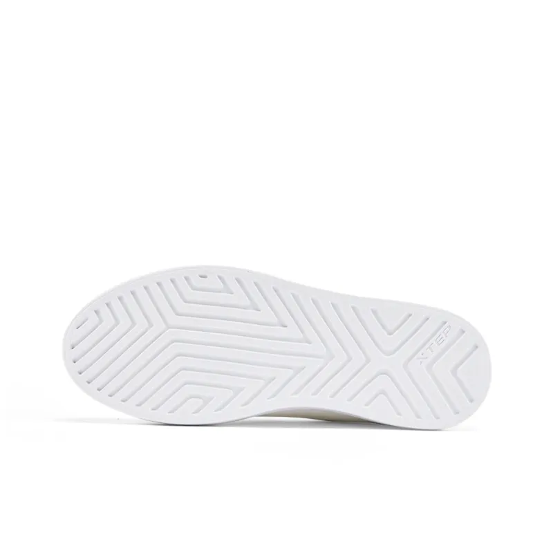 XTEP Anti Slip And Wear Resistant Lightweight Low Top Skateboard Shoes Women's Sail White Violet Blue-4