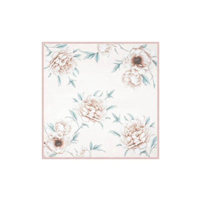 Shanghai Story 100% Mulberry Silk Silk Scarves Women's Patch Bamboo Leaf Flower Gift Box Set-14