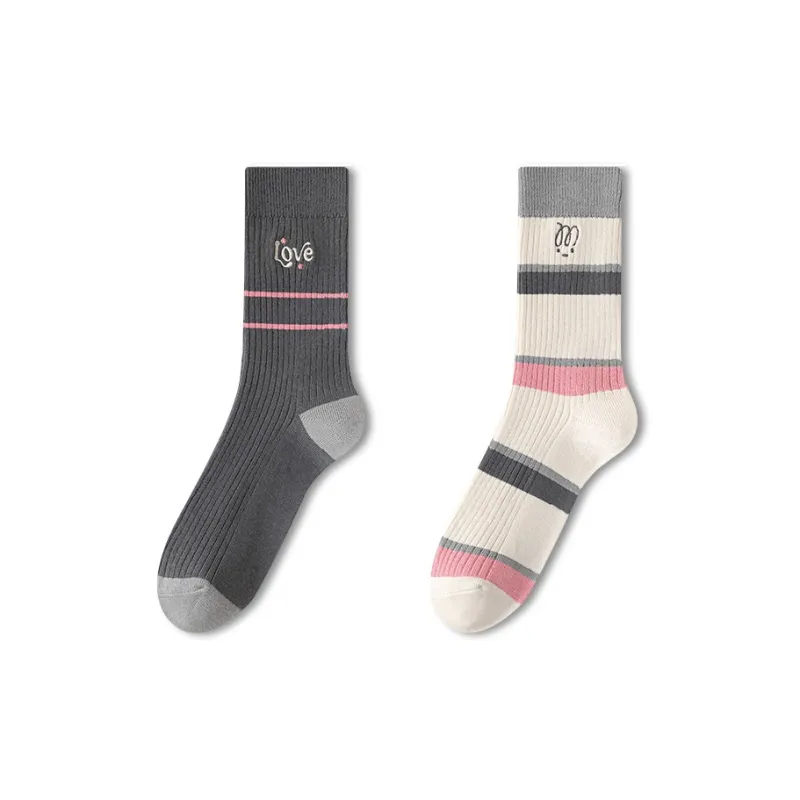 JIAZINI Mid Calf Socks Women's Combo Set-6
