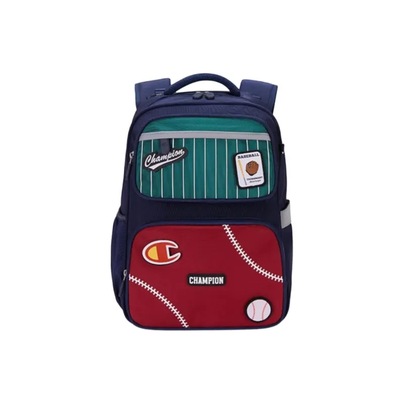 Champion Fabric Backpack Women's Pink/Navy Blue-0