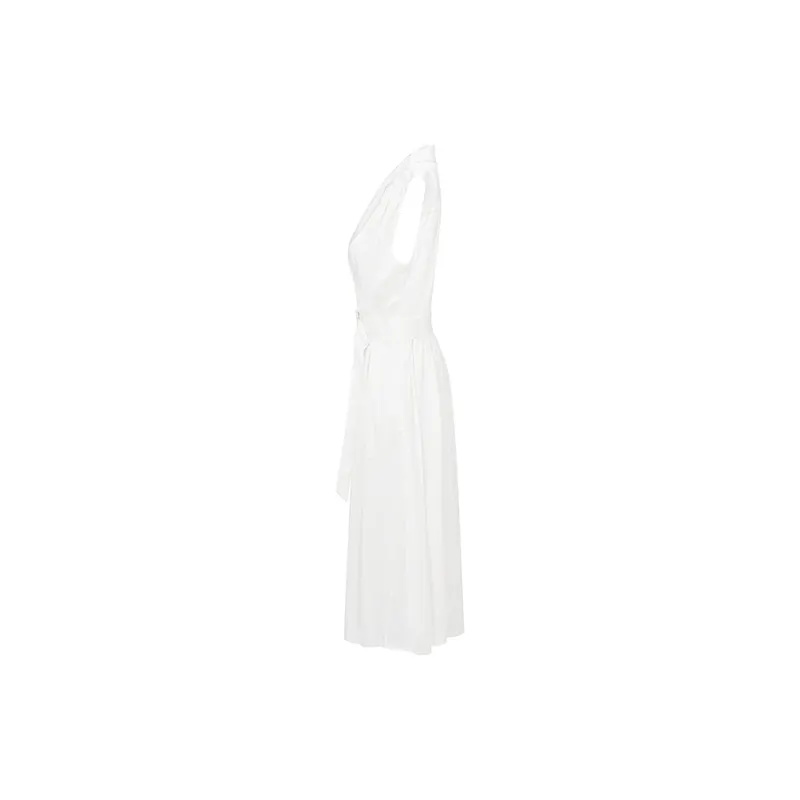 RARE Sleeveless Dress Women's White-1