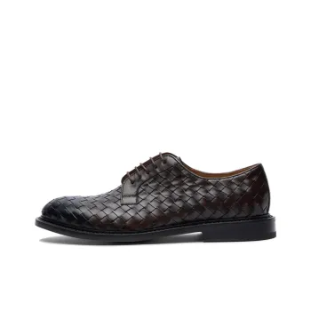 SCAROSSO Harry Round Toe Derby Shoes
