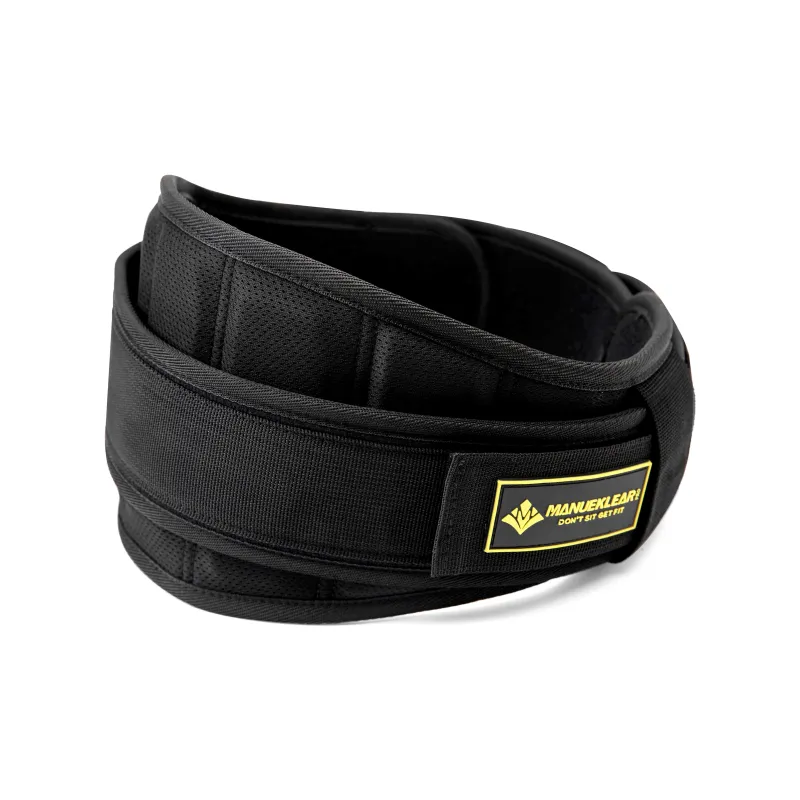 MANUEKLEAR Back Support Braces Protective Compression Black EVA Men's-2