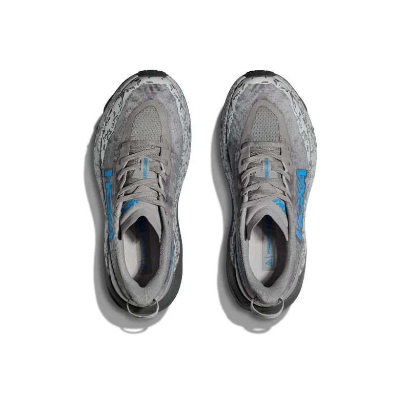 HOKA ONE ONE SPEEDGOAT 6 Slip Resistant Low Top Running Shoes Women's Gray Blue-3