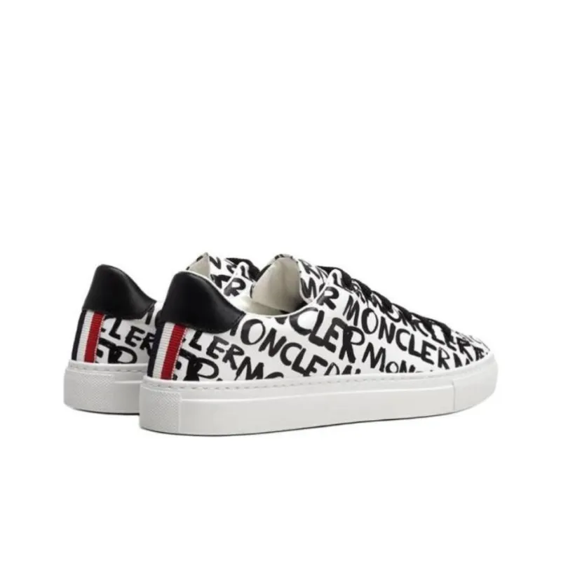 Moncler Leni Low Top Skateboard Shoes Women's Black-3