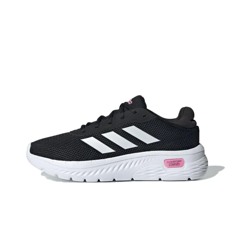 Adidas CLOUDFOAM COMFY Anti-Slip Wear-Resistant Low-Top Casual Running Shoes Women's Black-0