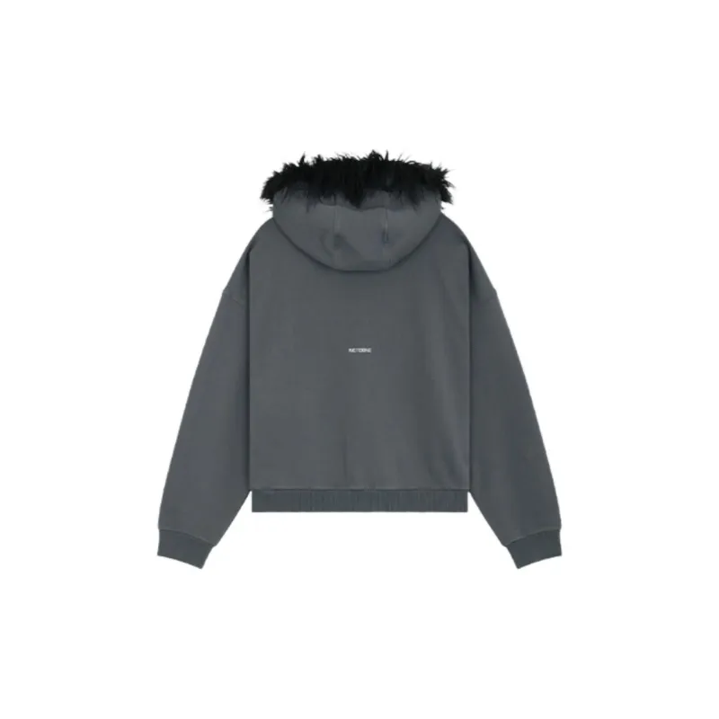WE11DONE FW24 Sweatshirt Unisex Charcoal Gray-1