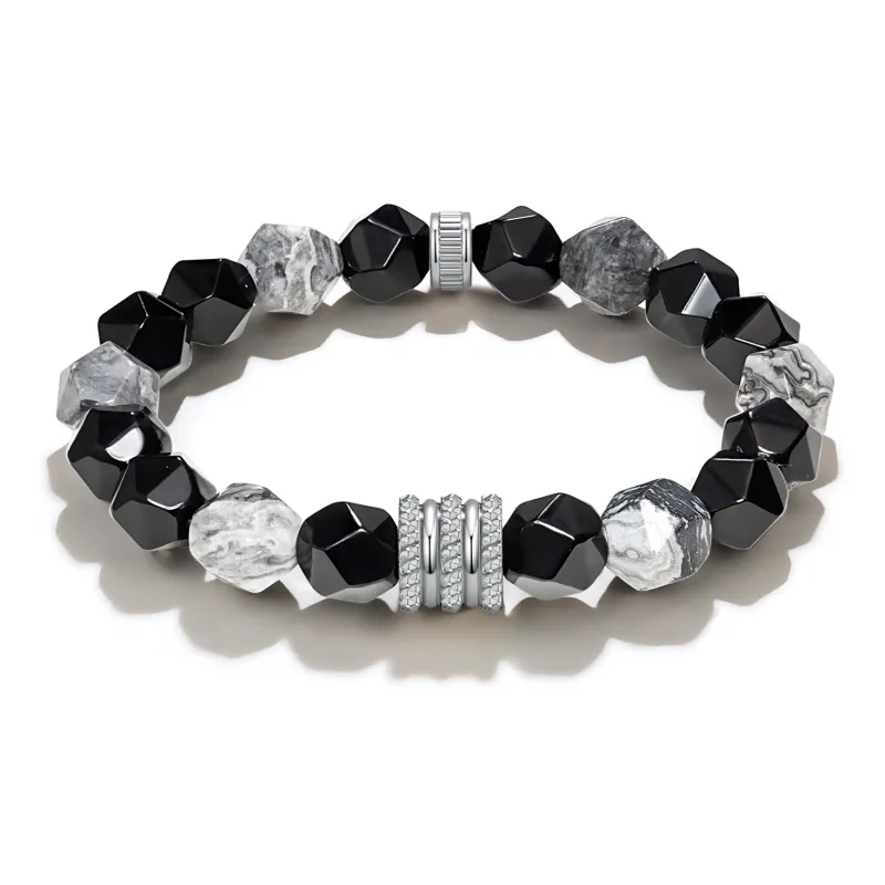 VOEX Map Stone Jade Bracelets Unisex-2