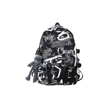 Warrior Polyester Backpack Unisex Multicolor